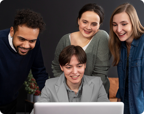 Team bei der Arbeit